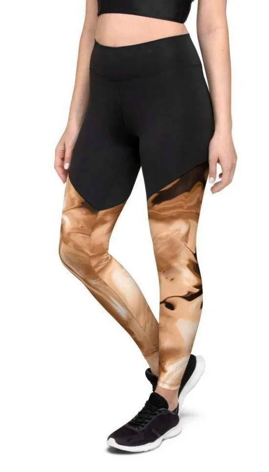 Coffee Essence Compression Leggings
