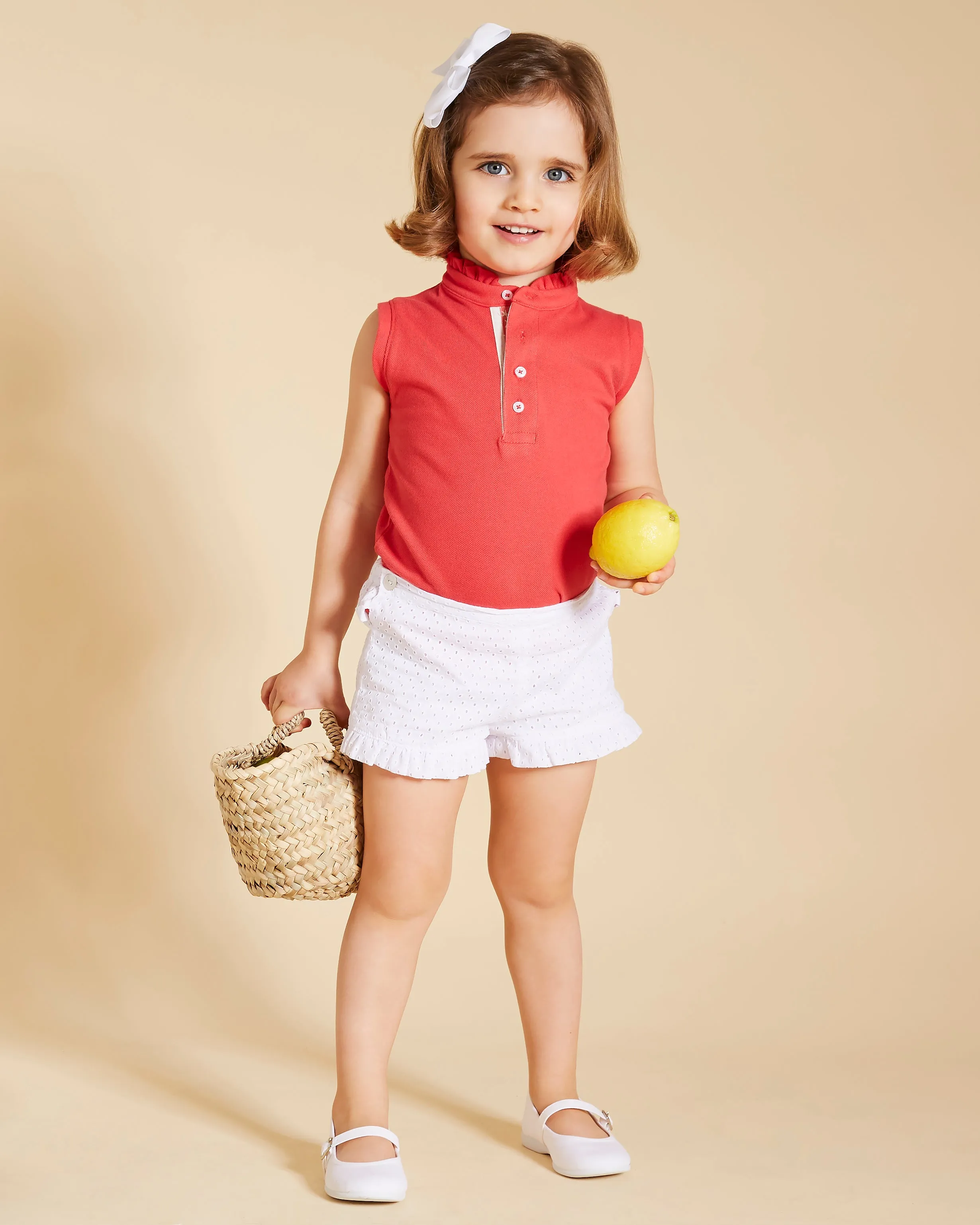 CORAL MENORCA POLO SHIRT