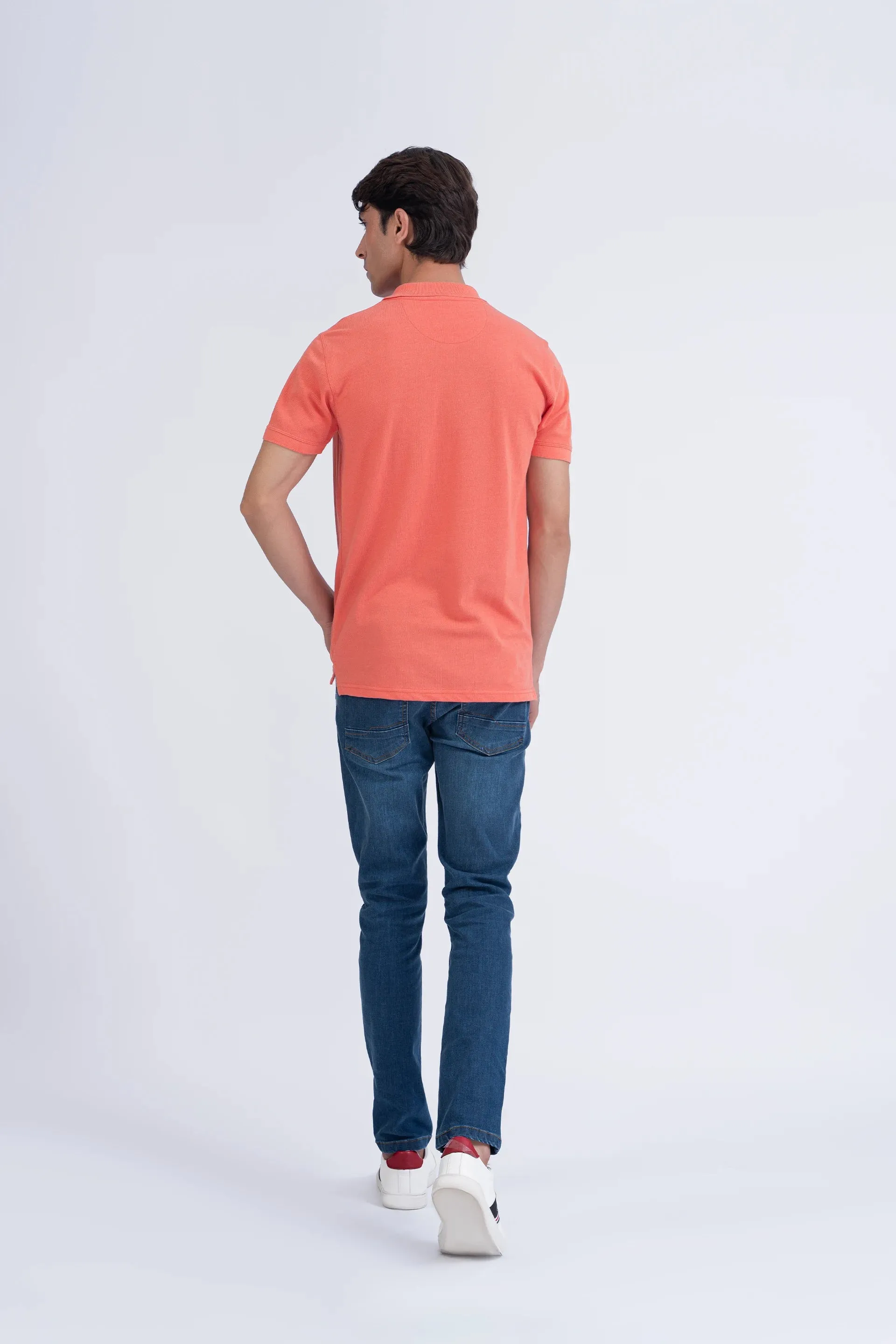 Coral Pink Polo