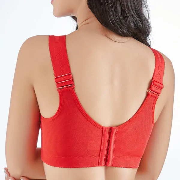 Embroidery Wireless Full Busted Anti Sagging Bras