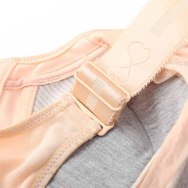 Embroidery Wireless Full Busted Anti Sagging Bras