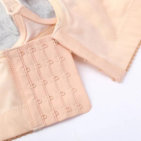 Embroidery Wireless Full Busted Anti Sagging Bras