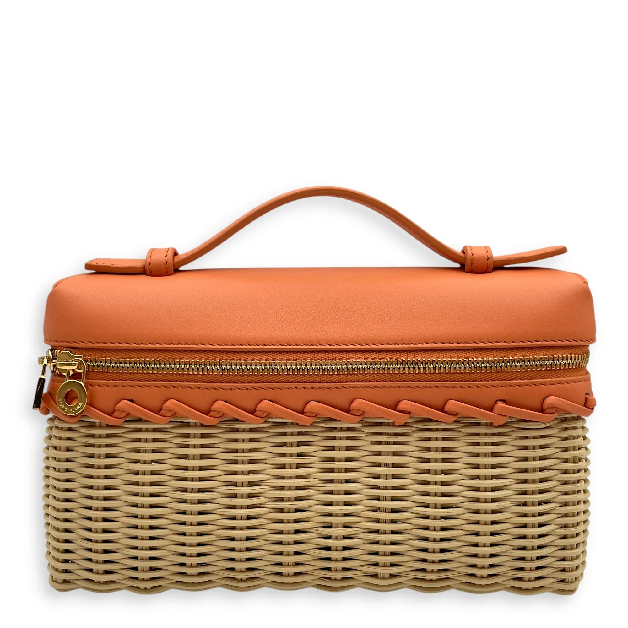 Extra Pocket L19 Multi-colour Crossbody Bag in Wicker, Calf, Gold hardware