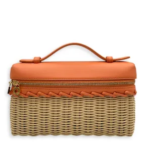 Extra Pocket L19 Multi-colour Crossbody Bag in Wicker, Calf, Gold hardware