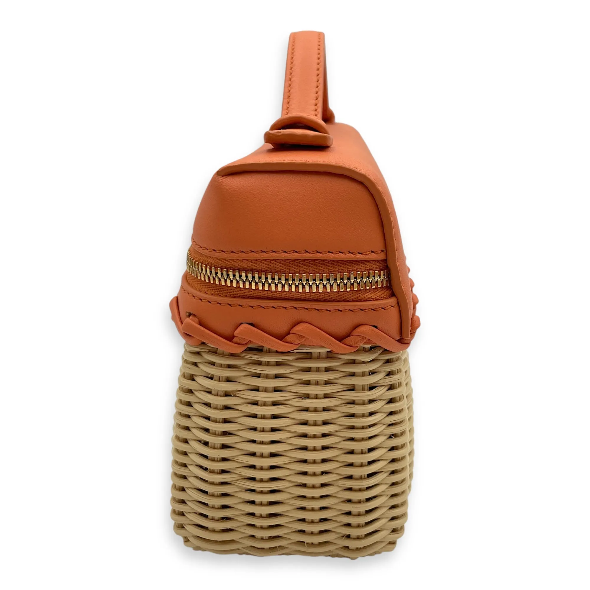 Extra Pocket L19 Multi-colour Crossbody Bag in Wicker, Calf, Gold hardware