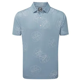 Footjoy Jungle Leaf Print Golf Polo Shirt 88785