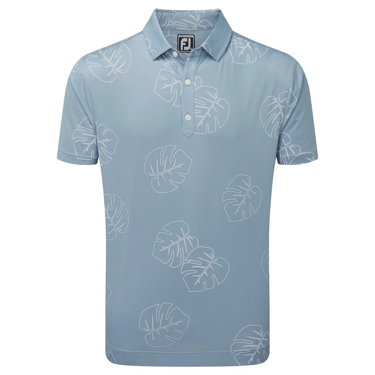 Footjoy Jungle Leaf Print Golf Polo Shirt 88785