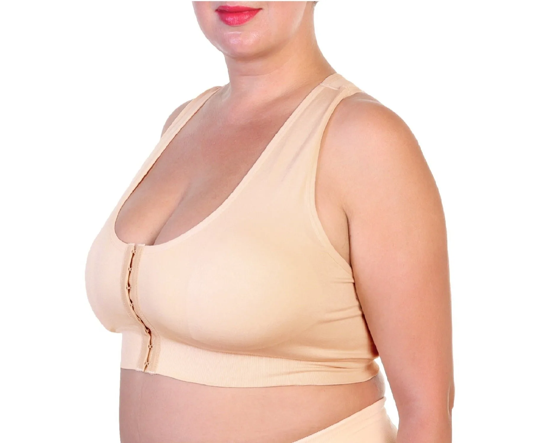 Front Clips Close Wireless Support Bras