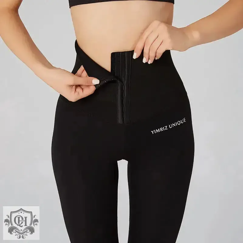 Front Zip Compression Leggings