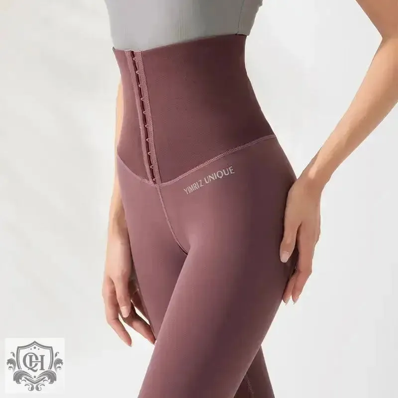 Front Zip Compression Leggings