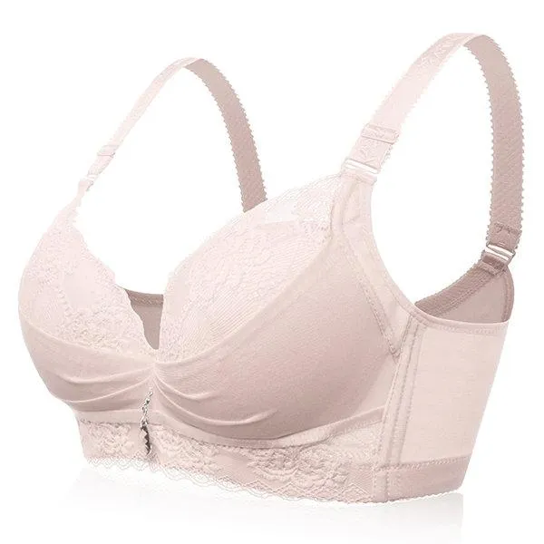 Gather Lace Adjustable Push Up Breathable Wireless Bras