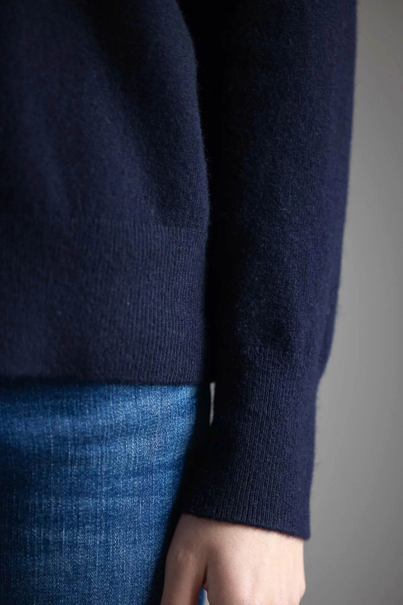 Genser - Contrast Collar Polo Coastal/Off-White
