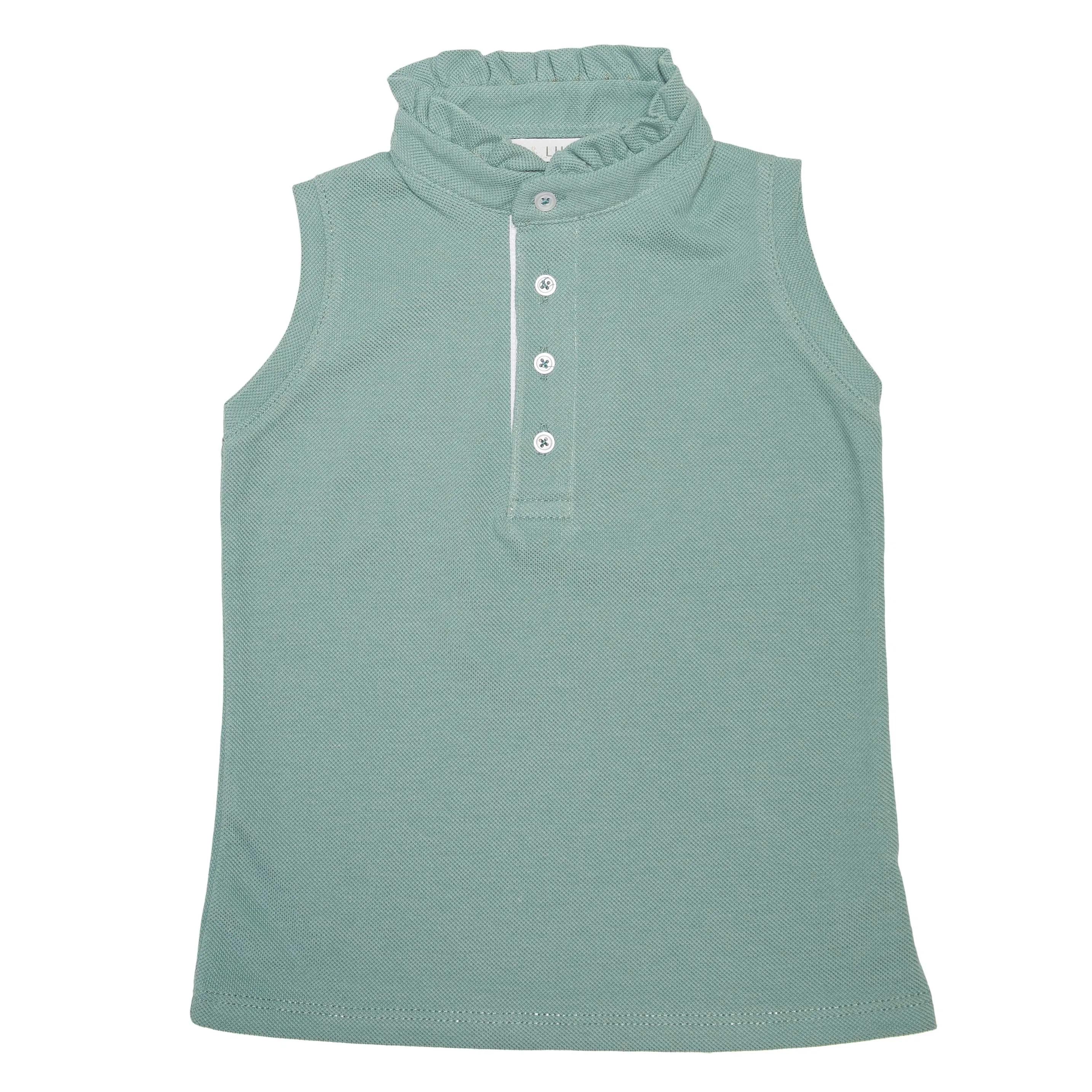 GREEN MENORCA POLO SHIRT