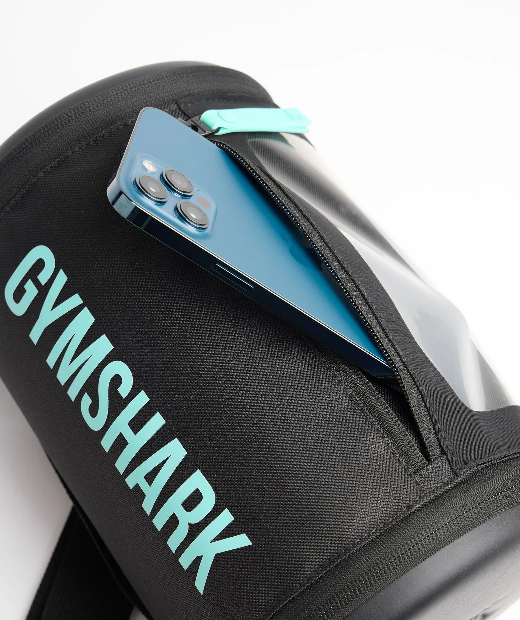 Gymshark Barrel Bag - Black/Blue