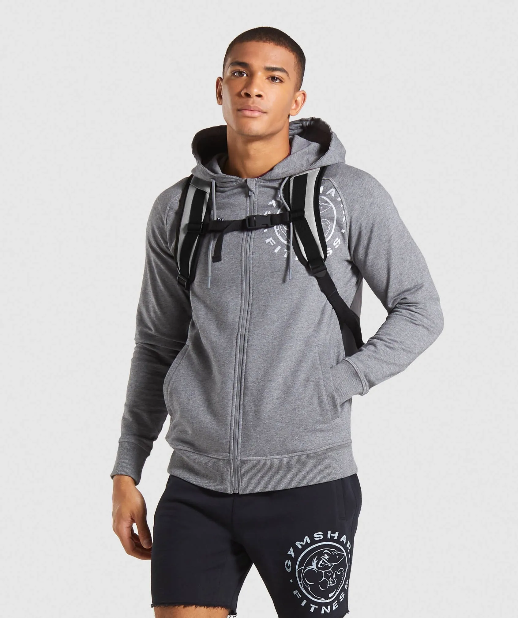 Gymshark Premium Legacy Backpack - Light Grey