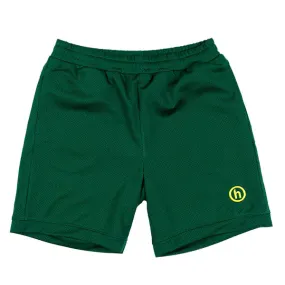 Hidden Hunter Green Mesh Shorts