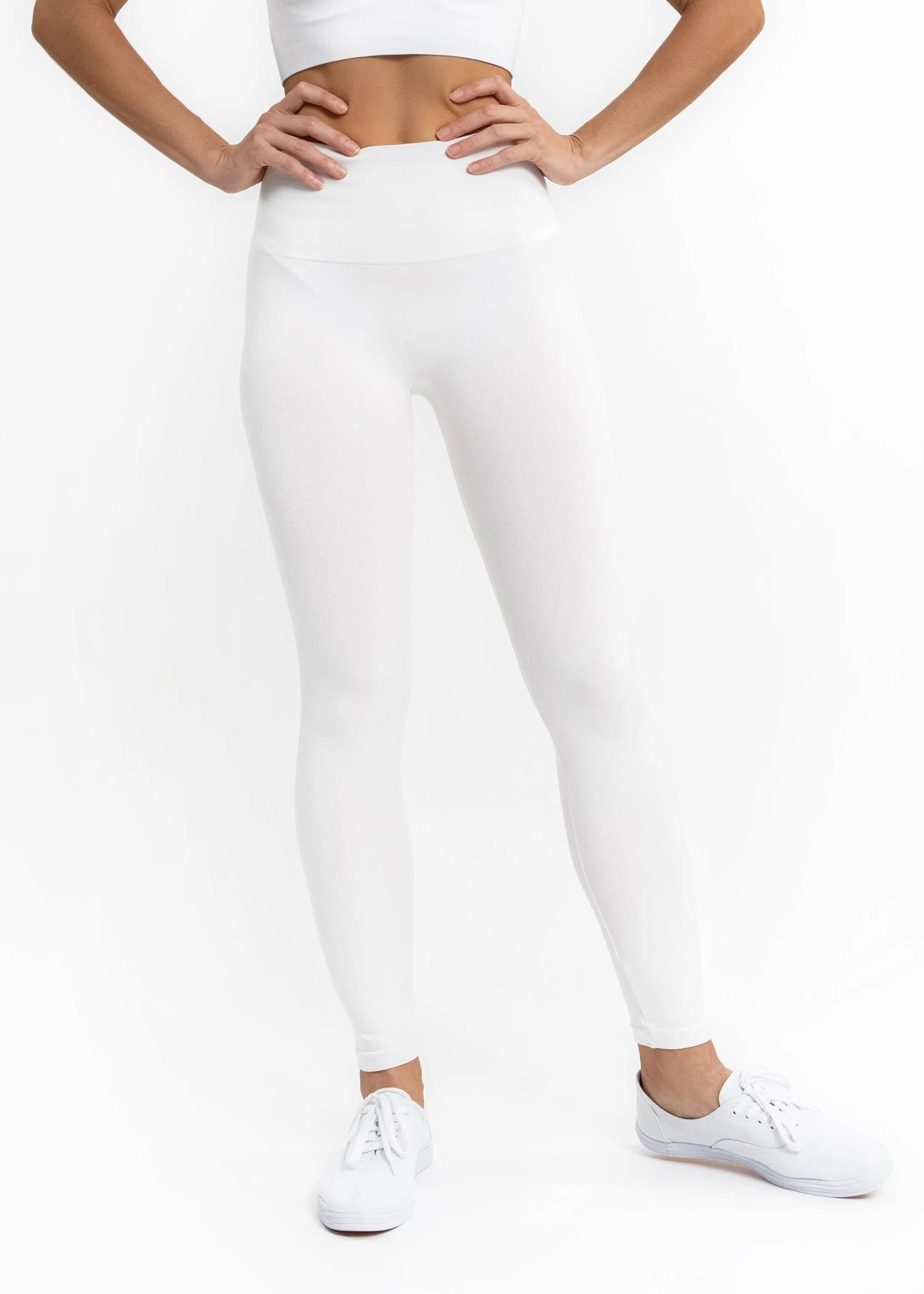 High Waist Crossover Leggings: SIENNA