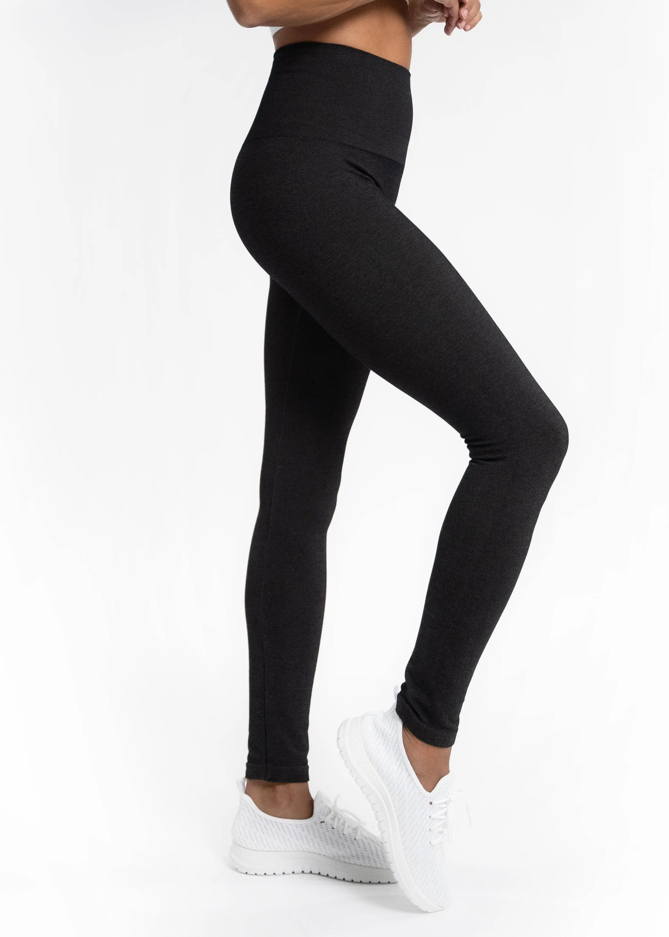 High Waist Crossover Leggings: SIENNA