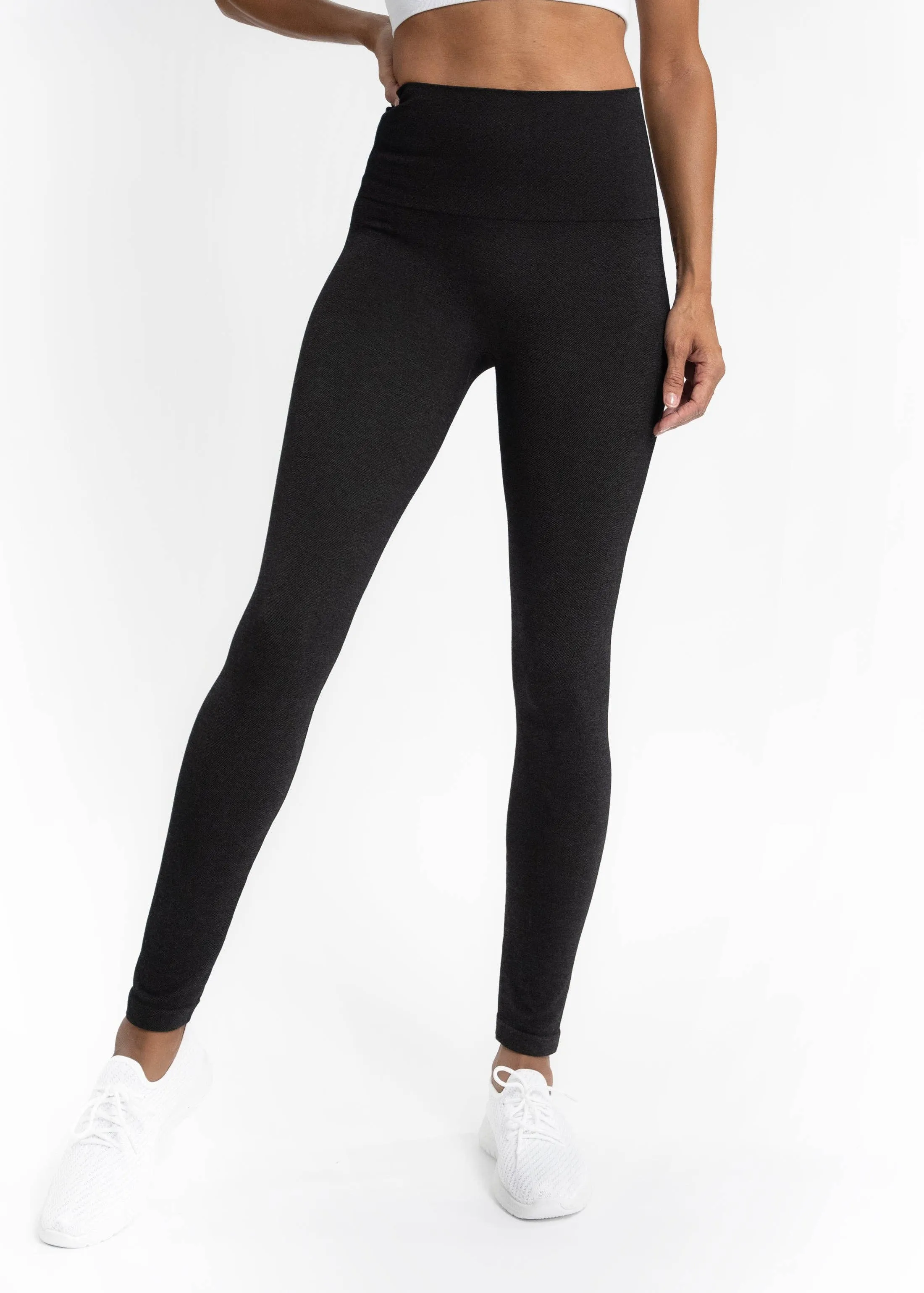 High Waist Crossover Leggings: SIENNA