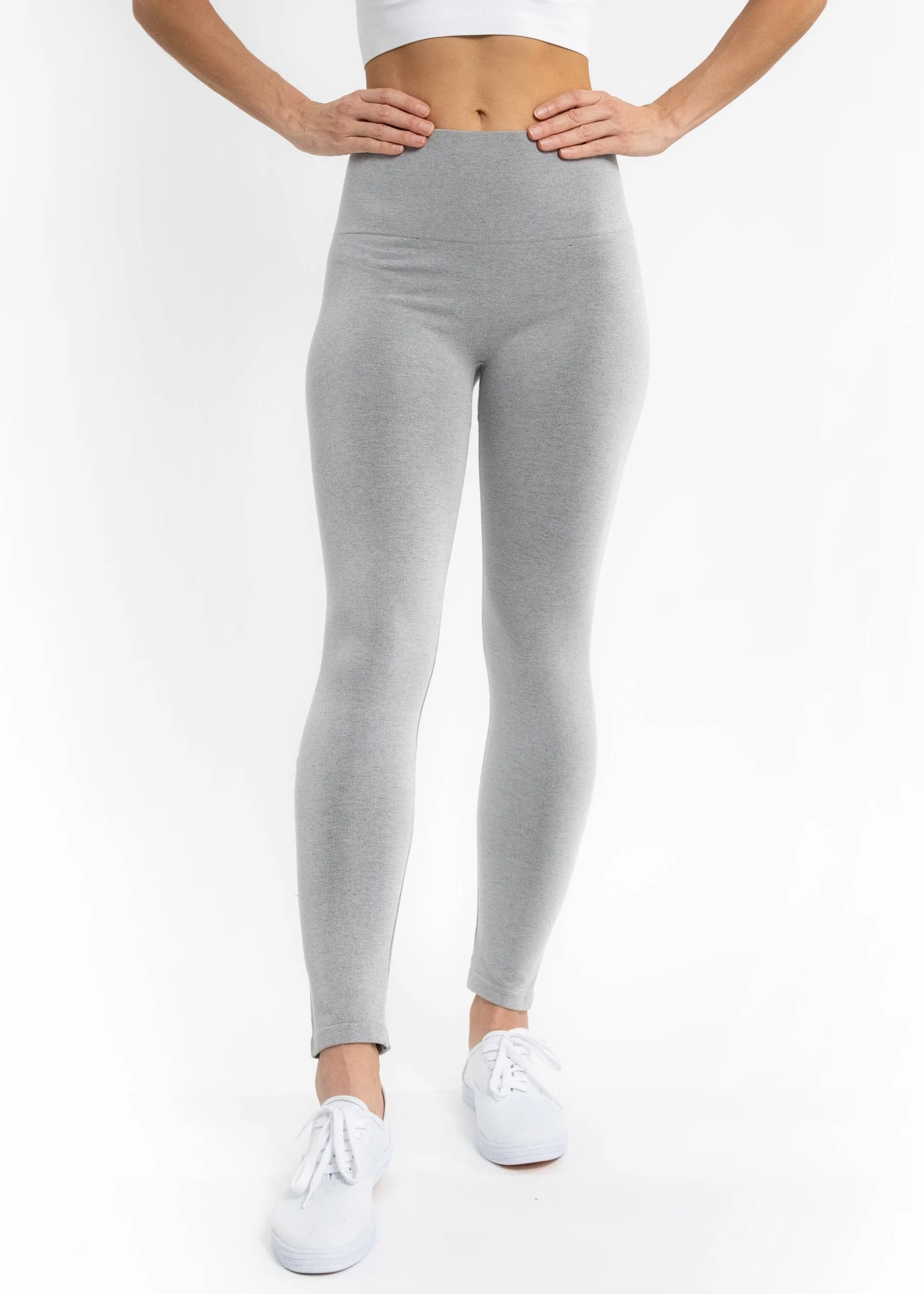 High Waist Crossover Leggings: SIENNA