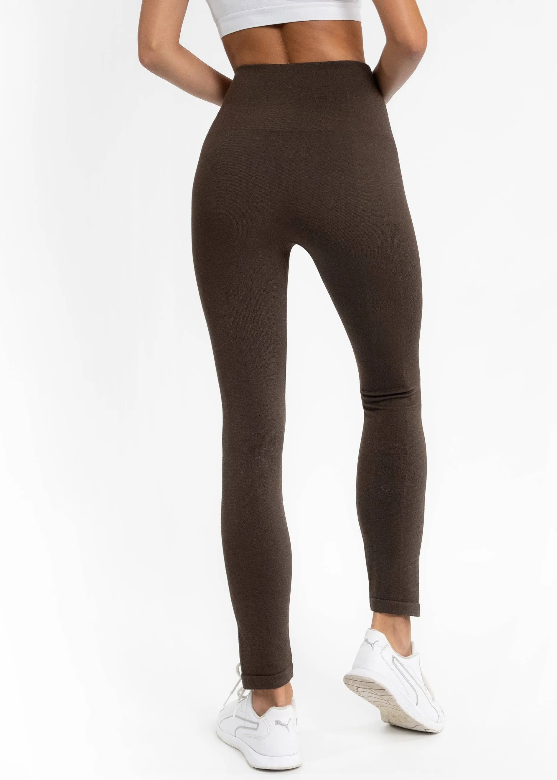 High Waist Crossover Leggings: SIENNA