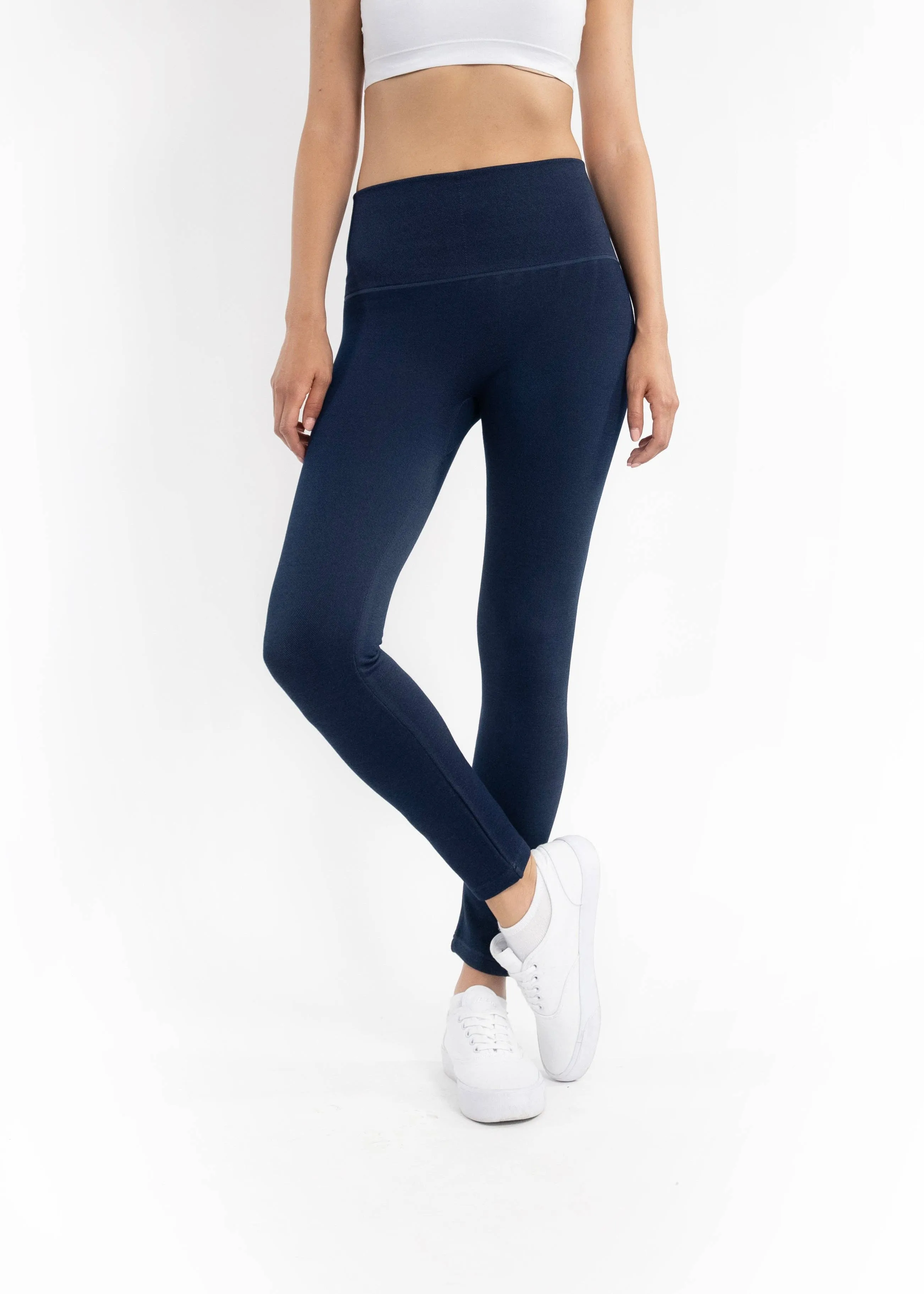 High Waist Crossover Leggings: SIENNA