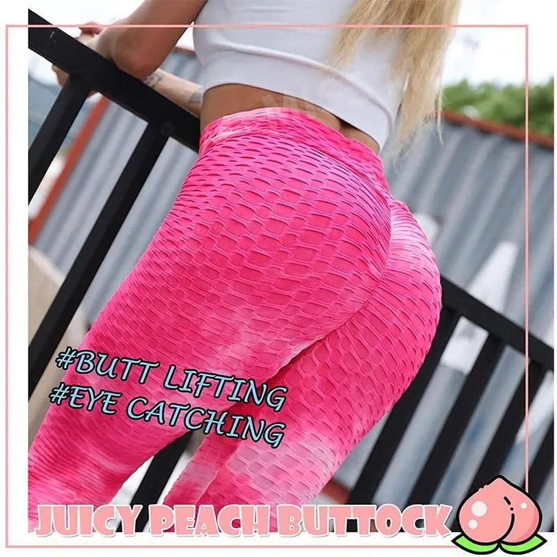 High Waist Tie Dye Seamless Workout Leggings