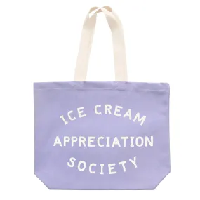 Ice Cream Appreciation Society Lavender Tote Bag