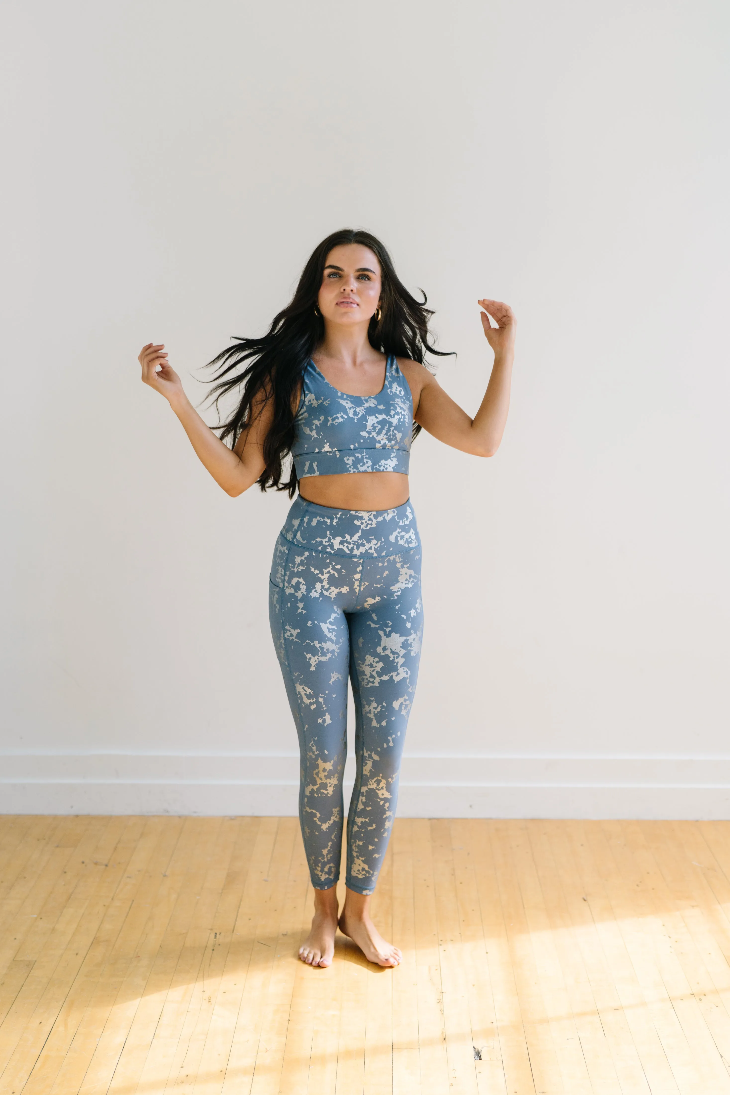 Inspire Leggings - Silver Foil | MT SPORT