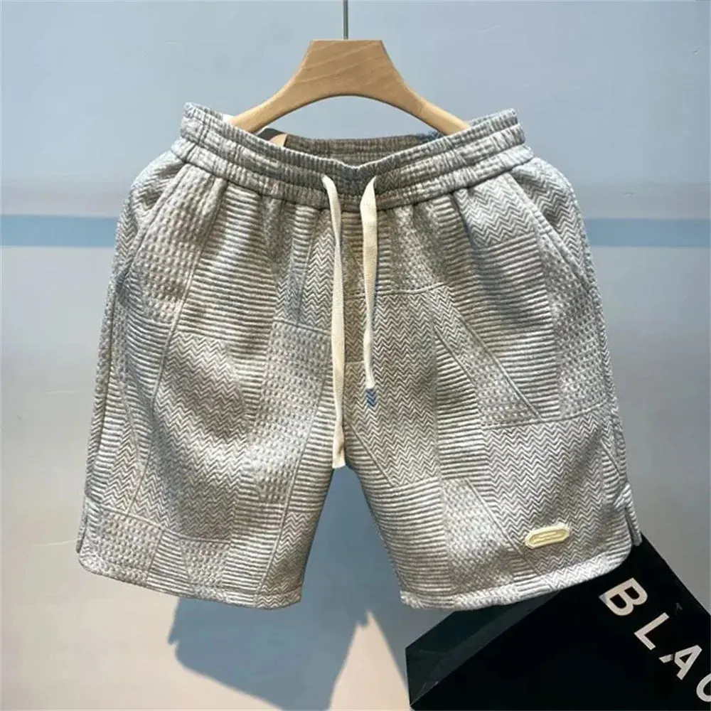 KOR Y2k Wave Pattern Loose Short