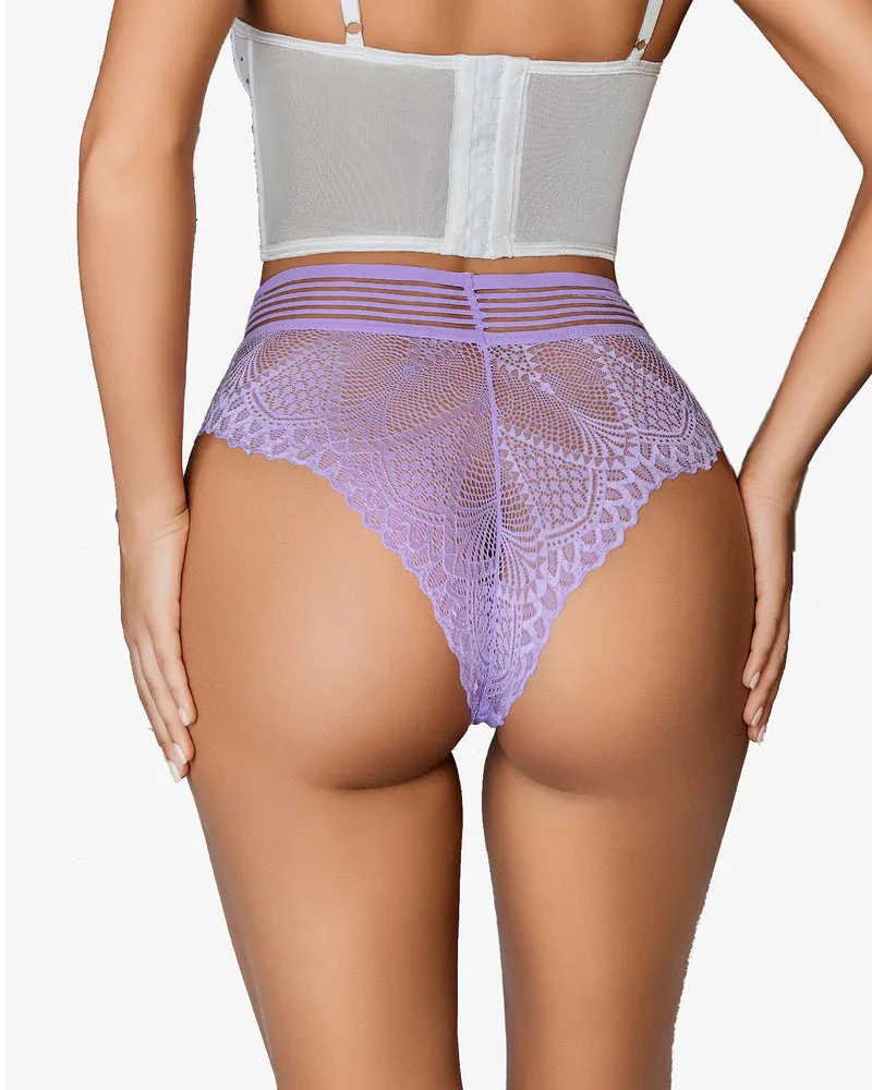 Lace Cheeky Hipster Panties