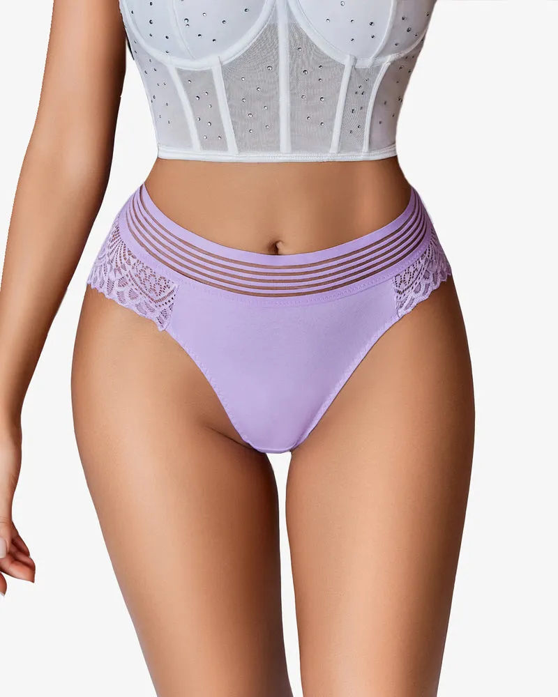 Lace Cheeky Hipster Panties