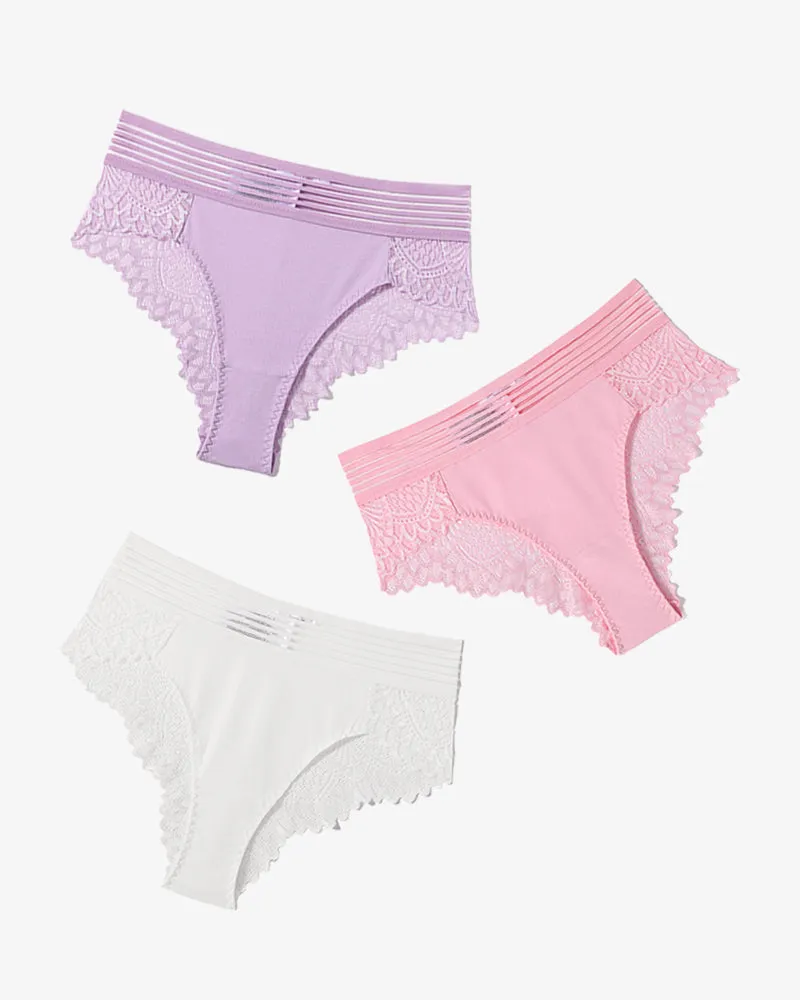 Lace Cheeky Hipster Panties