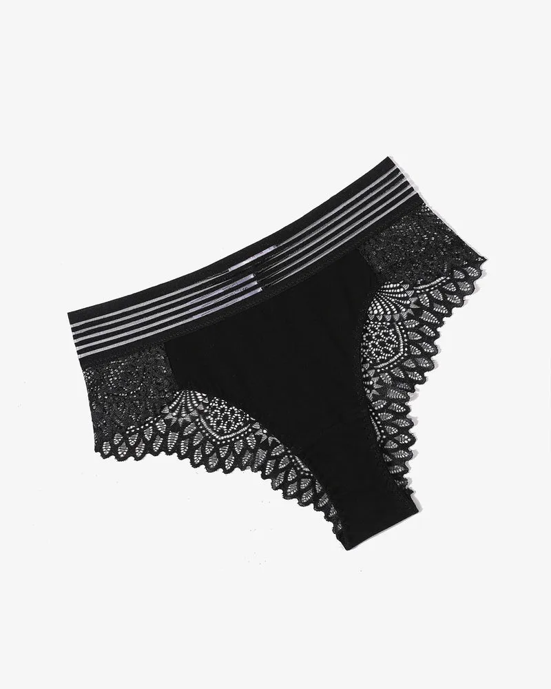 Lace Cheeky Hipster Panties