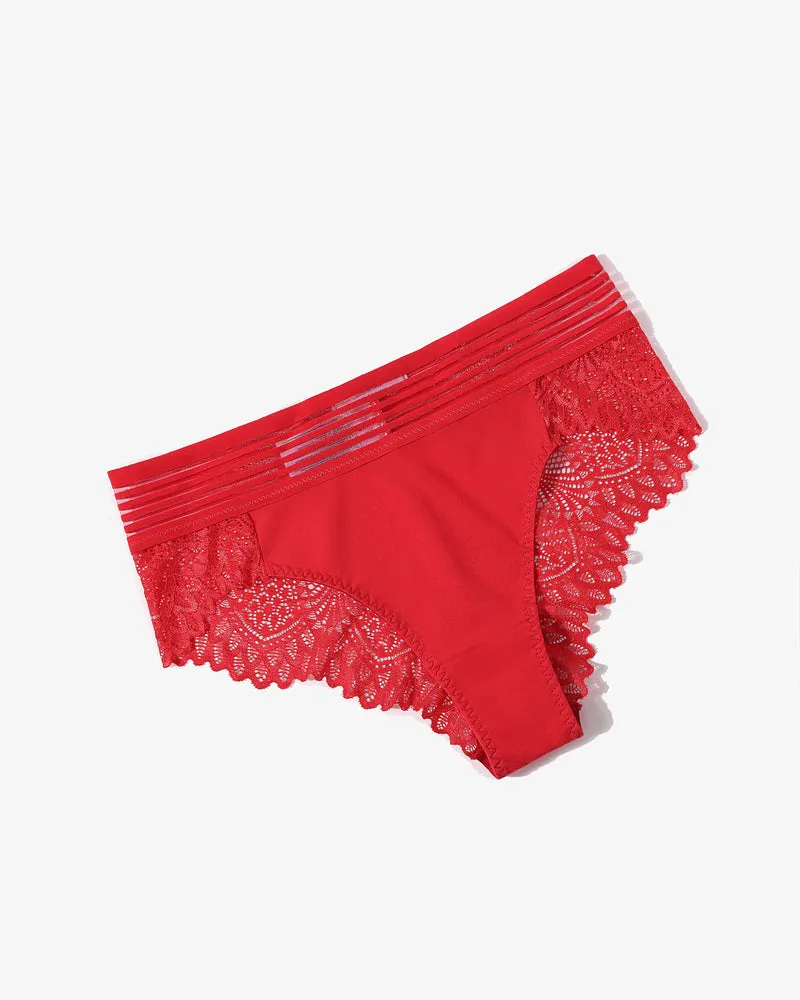 Lace Cheeky Hipster Panties