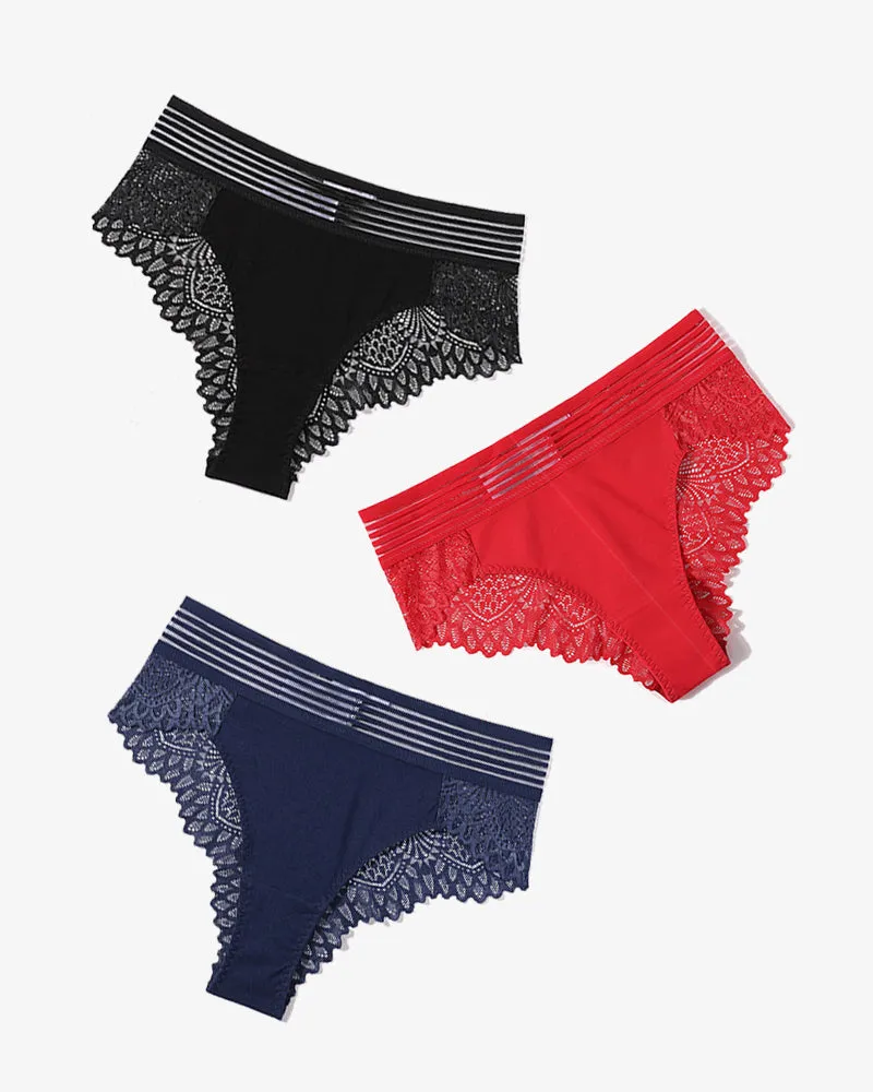 Lace Cheeky Hipster Panties