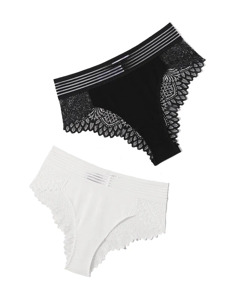 Lace Cheeky Hipster Panties