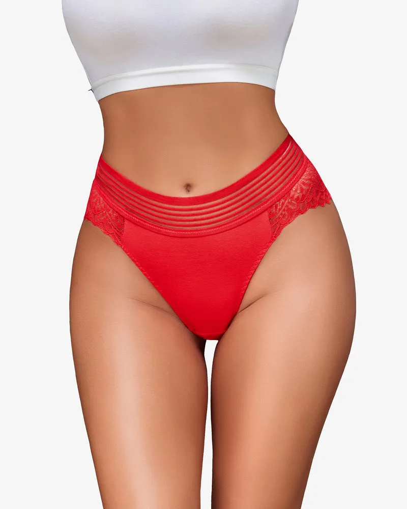 Lace Cheeky Hipster Panties