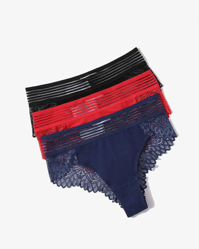 Lace Cheeky Hipster Panties