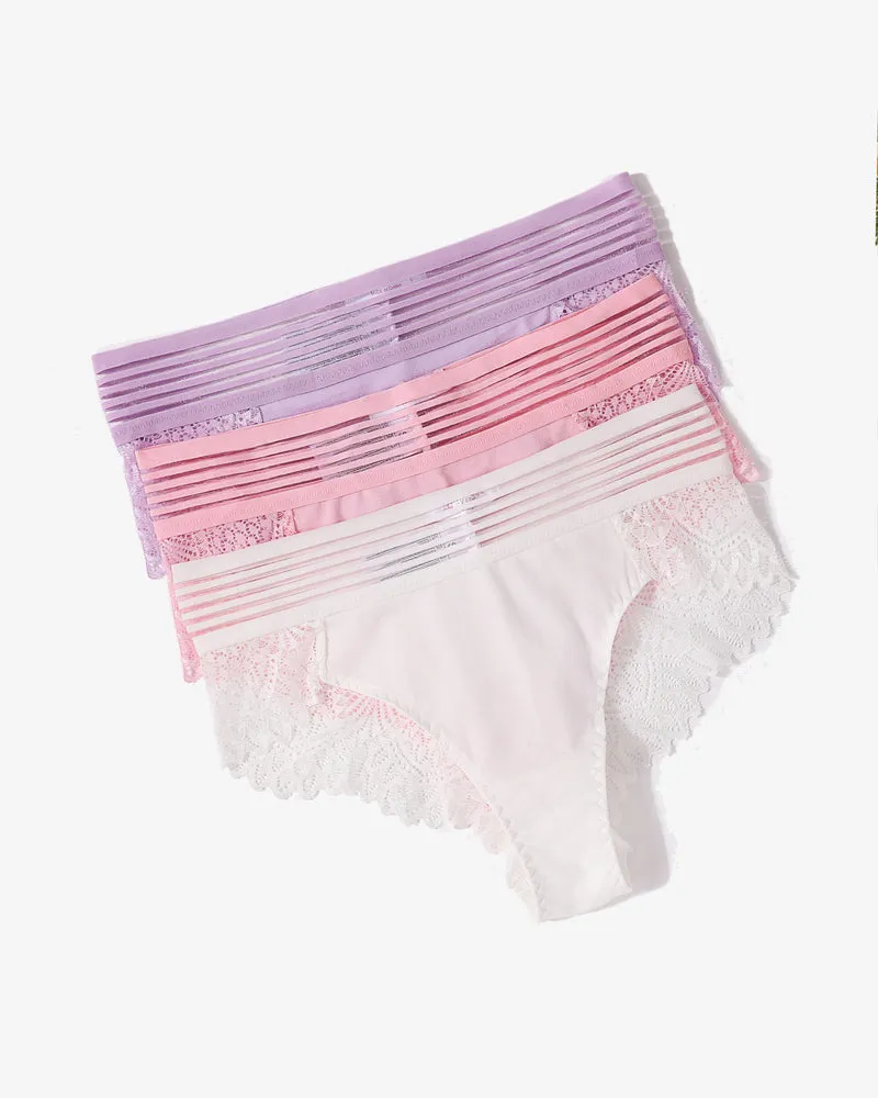 Lace Cheeky Hipster Panties