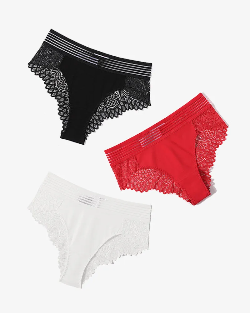 Lace Cheeky Hipster Panties