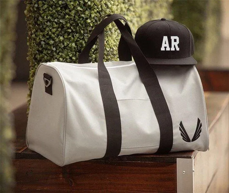 Large Fitness Bag White