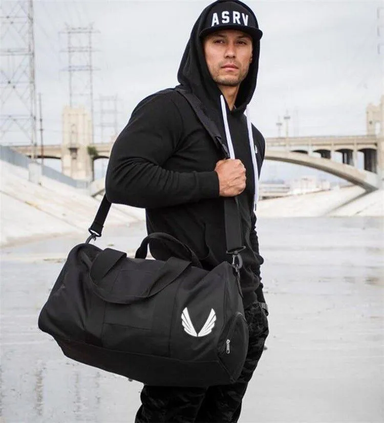 Large Fitness Bag White