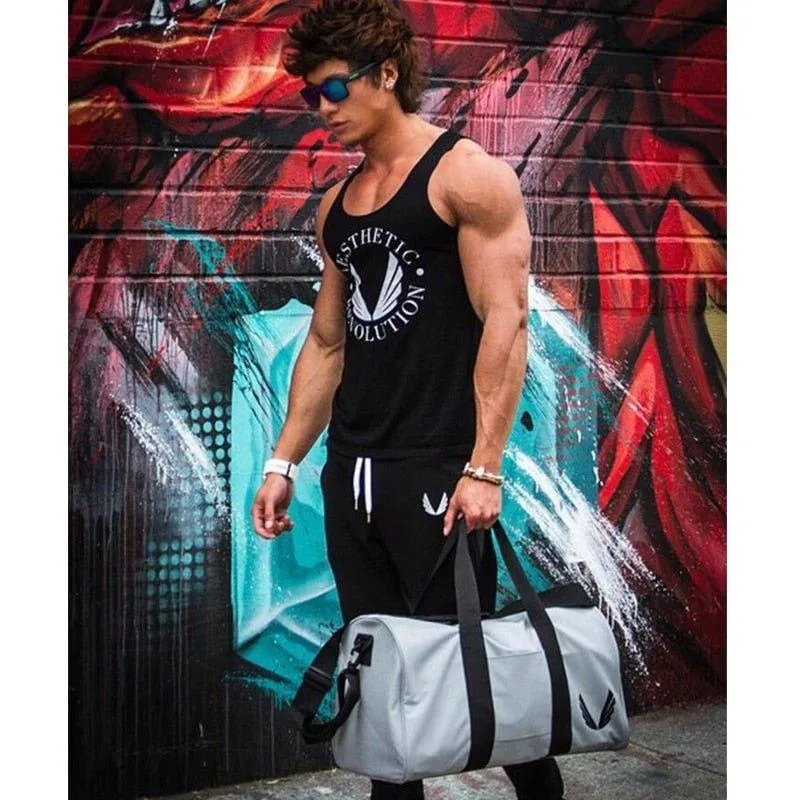 Large Fitness Bag White