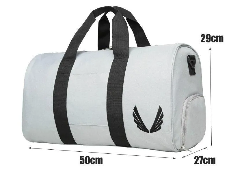 Large Fitness Bag White