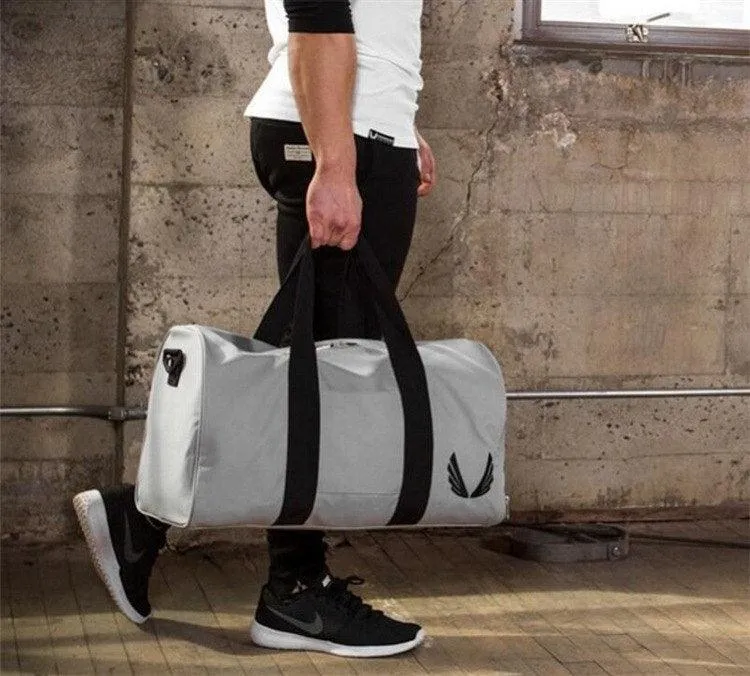 Large Fitness Bag White