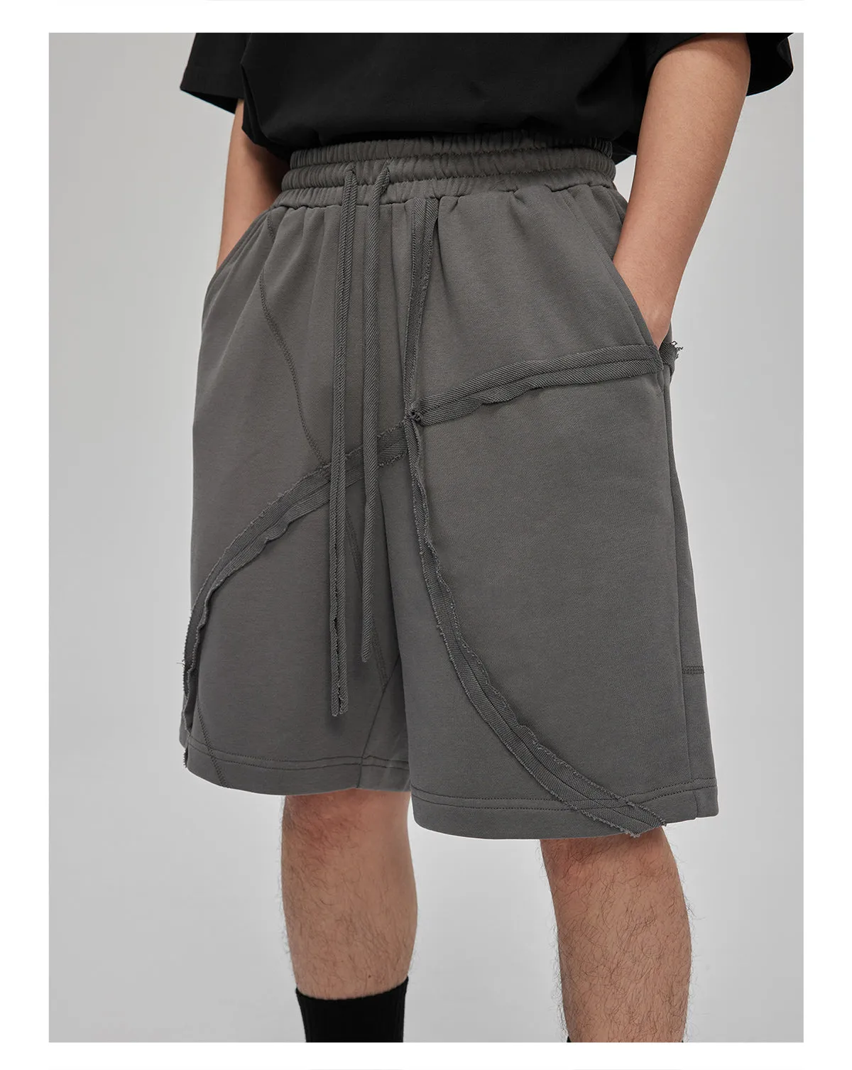 Loose Drawstring Shorts