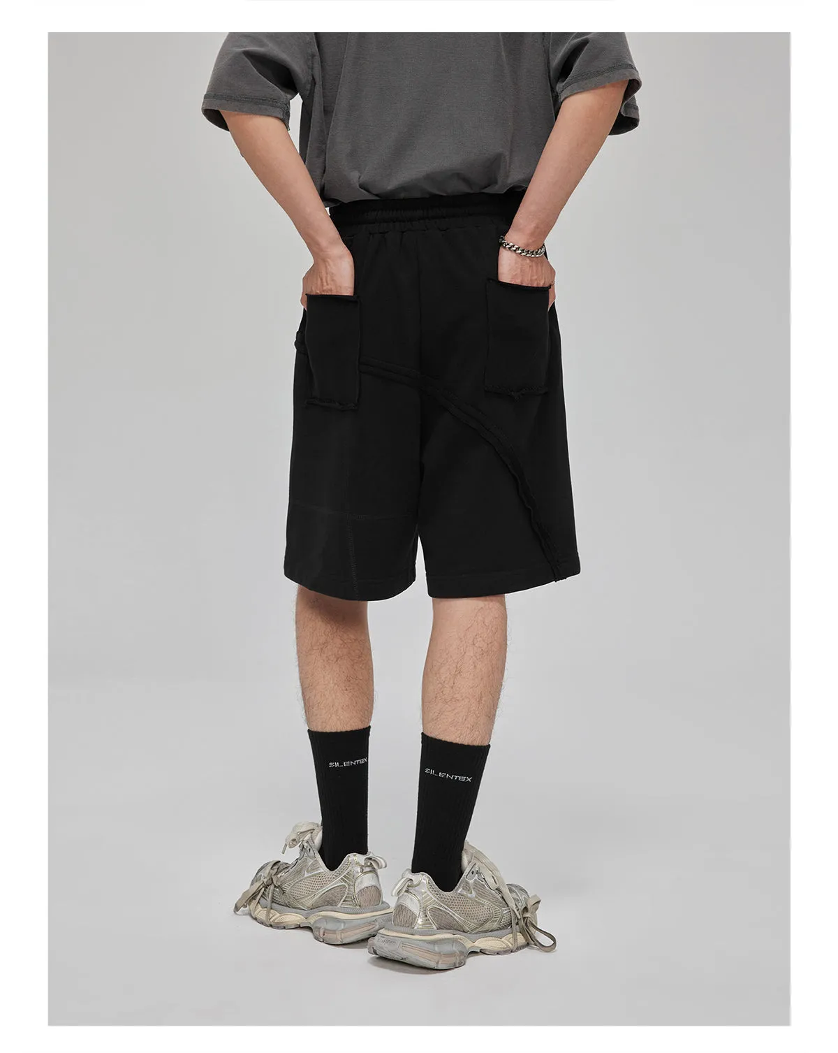 Loose Drawstring Shorts