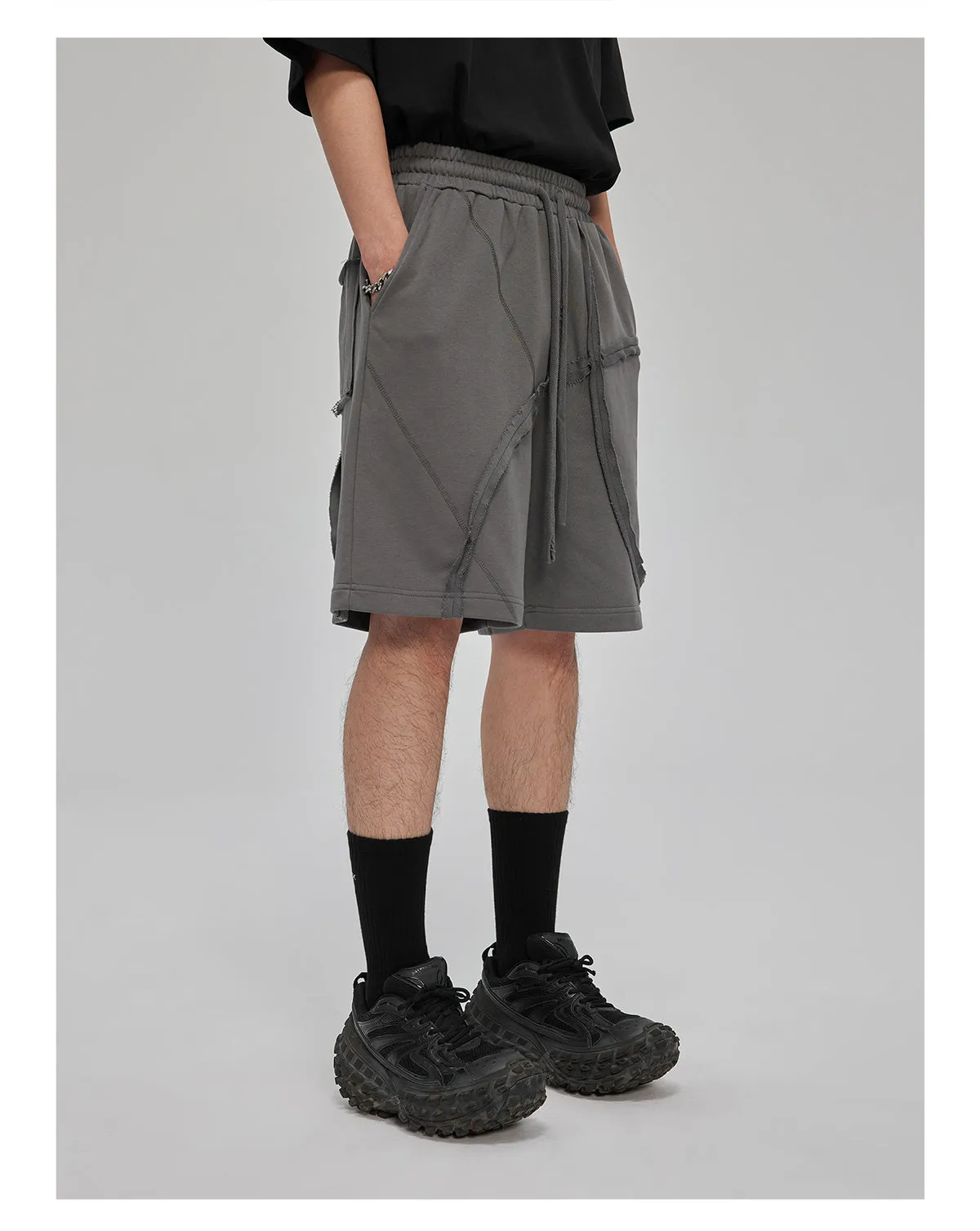 Loose Drawstring Shorts
