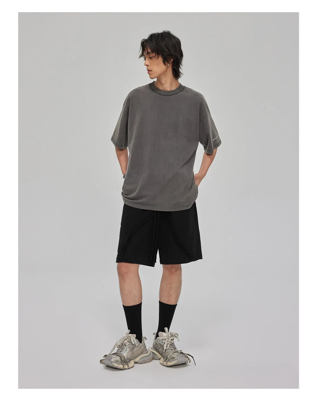 Loose Drawstring Shorts